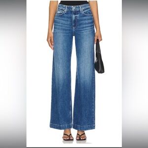 PAIGE Harper High Waist Wide Leg Jeans (Beyond Blue)